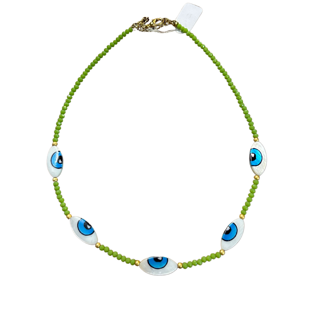 Eye Green Choker