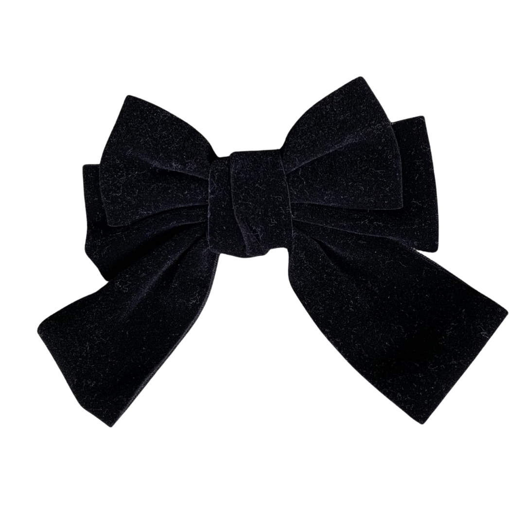 Black Hair Bow