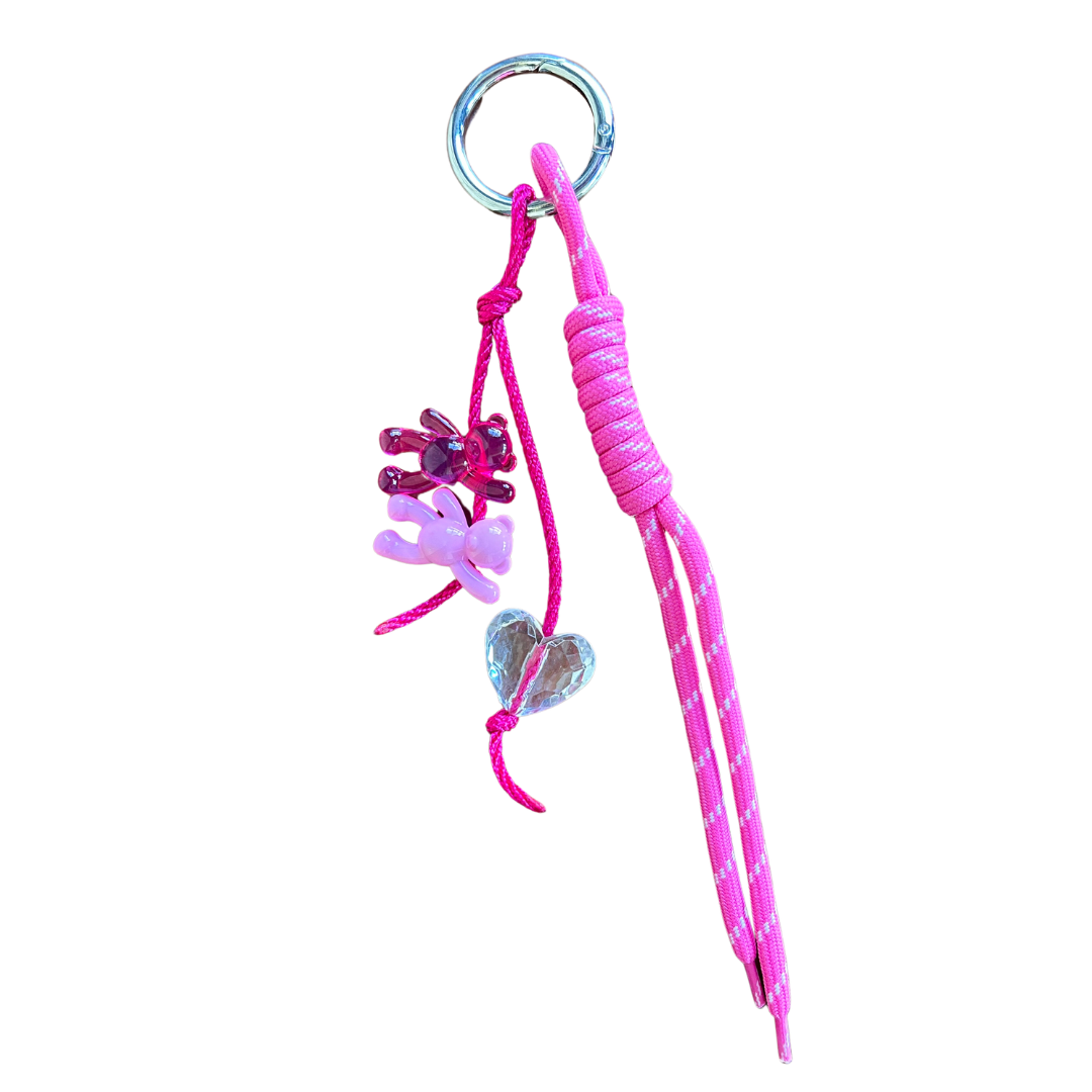 Pink Bag Charm