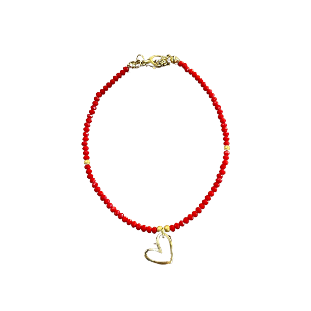 Crystal Beaded Anklet