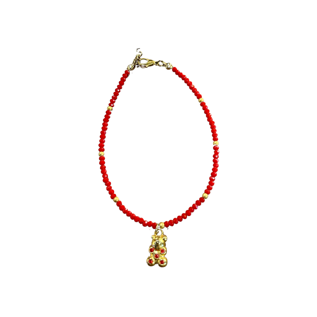 Crystal Beaded Anklet