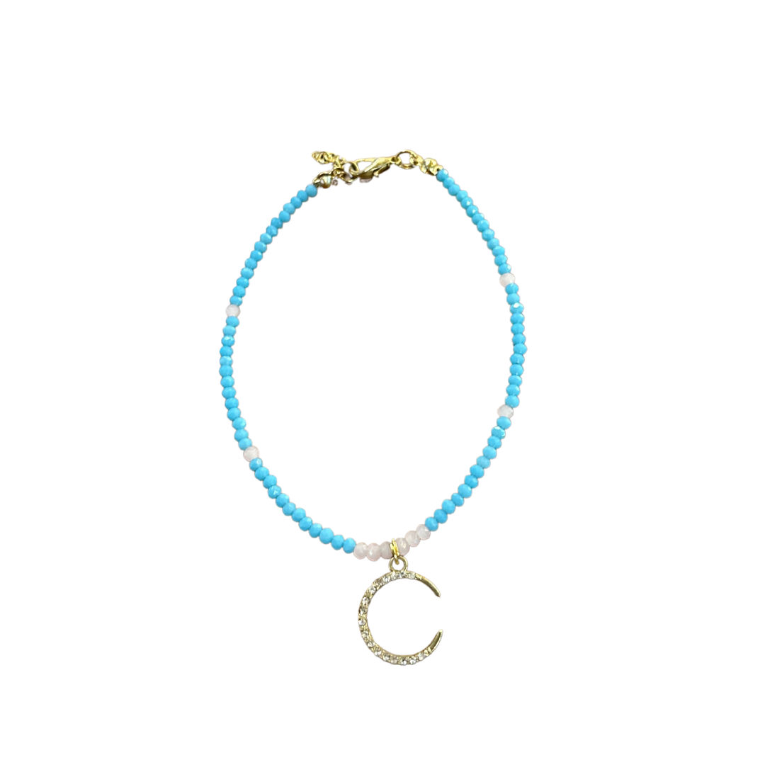 Crystal Beaded Anklet