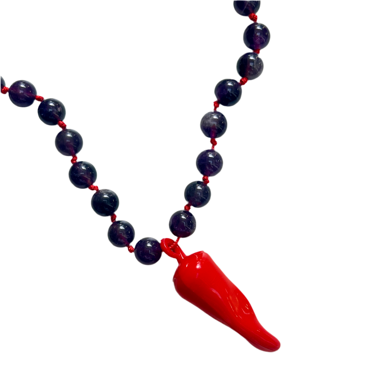 Purple x Chili Necklace