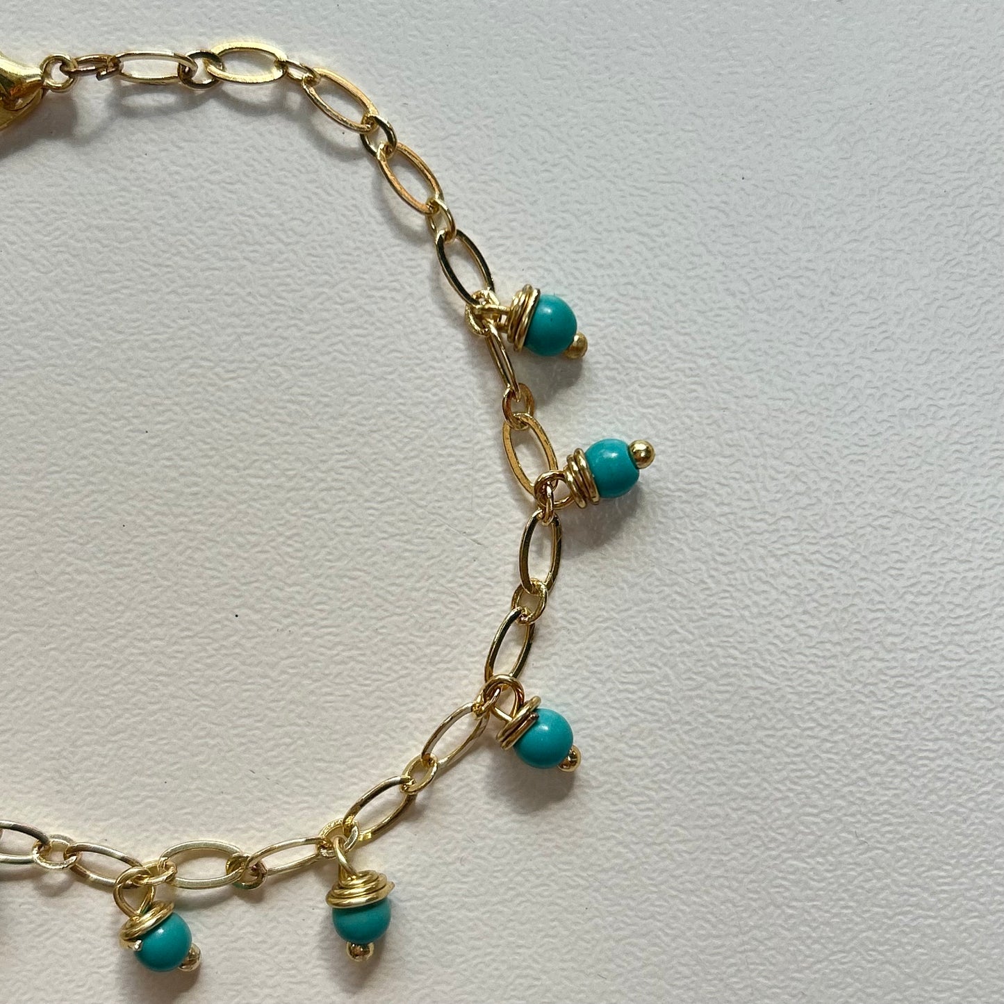 Turquoise x Gold Bracelet