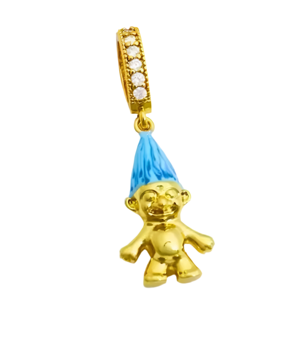 Blue Troll Charm