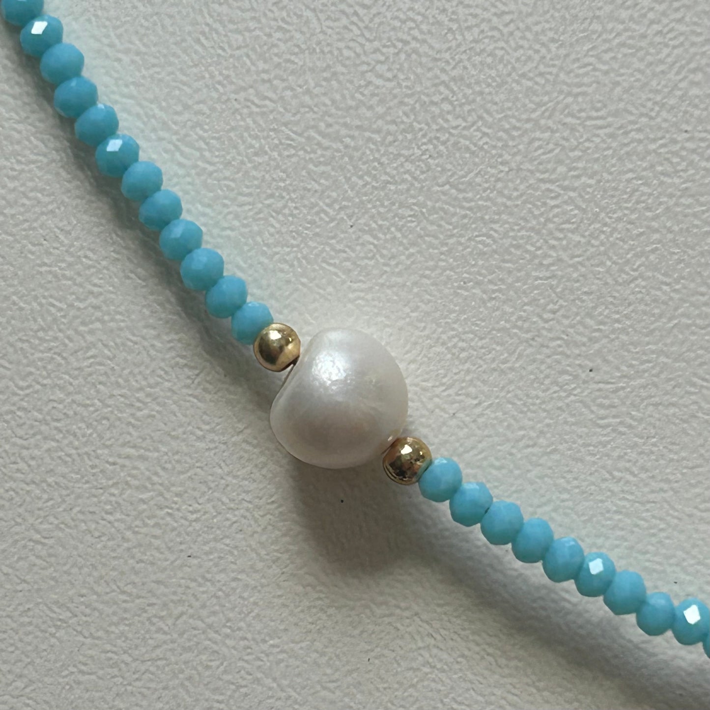 Blue x Pearl Choker