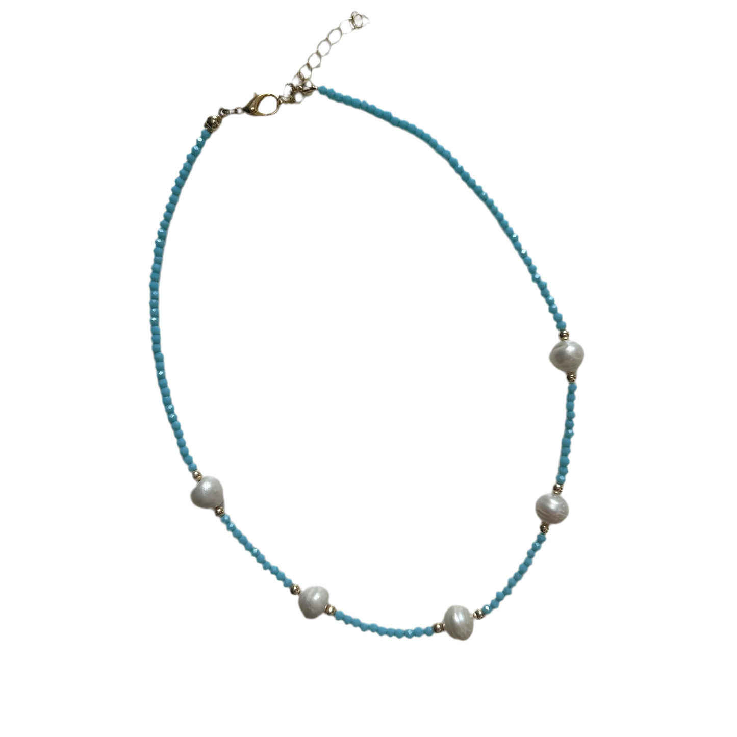 Blue x Pearl Choker