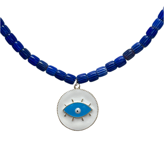 Eye Blue Necklace
