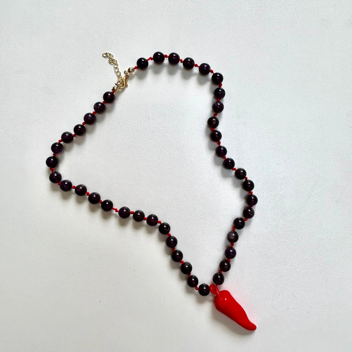 Purple x Chili Necklace