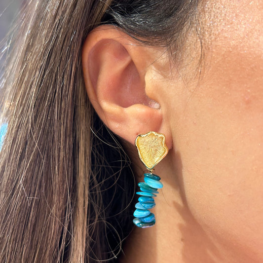 Turquoise Stones Earring