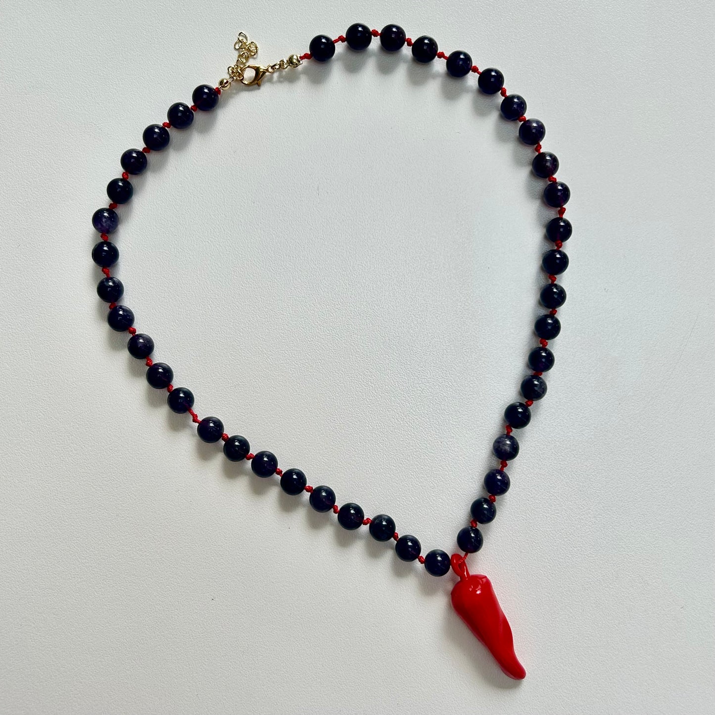 Purple x Chili Necklace
