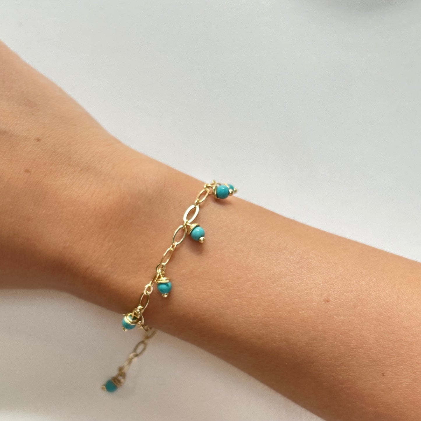 Turquoise x Gold Bracelet