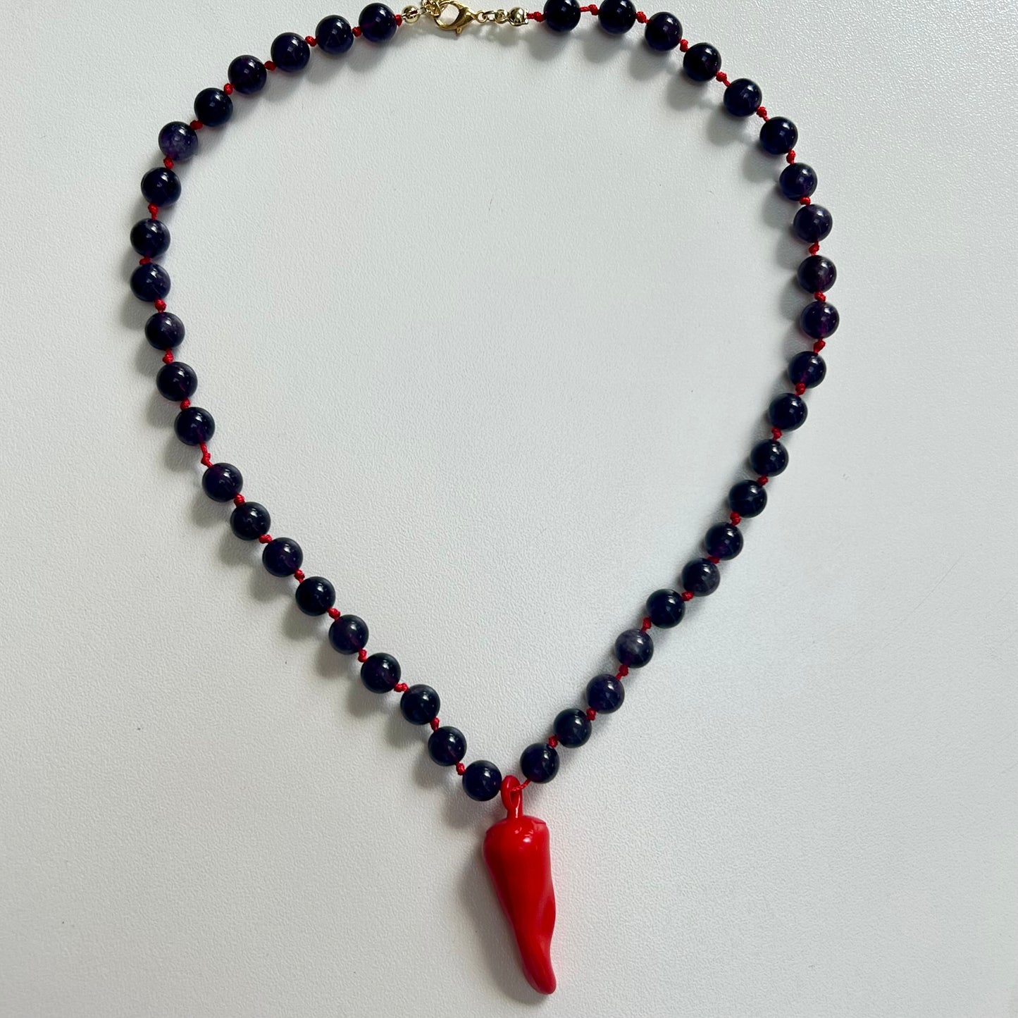 Purple x Chili Necklace