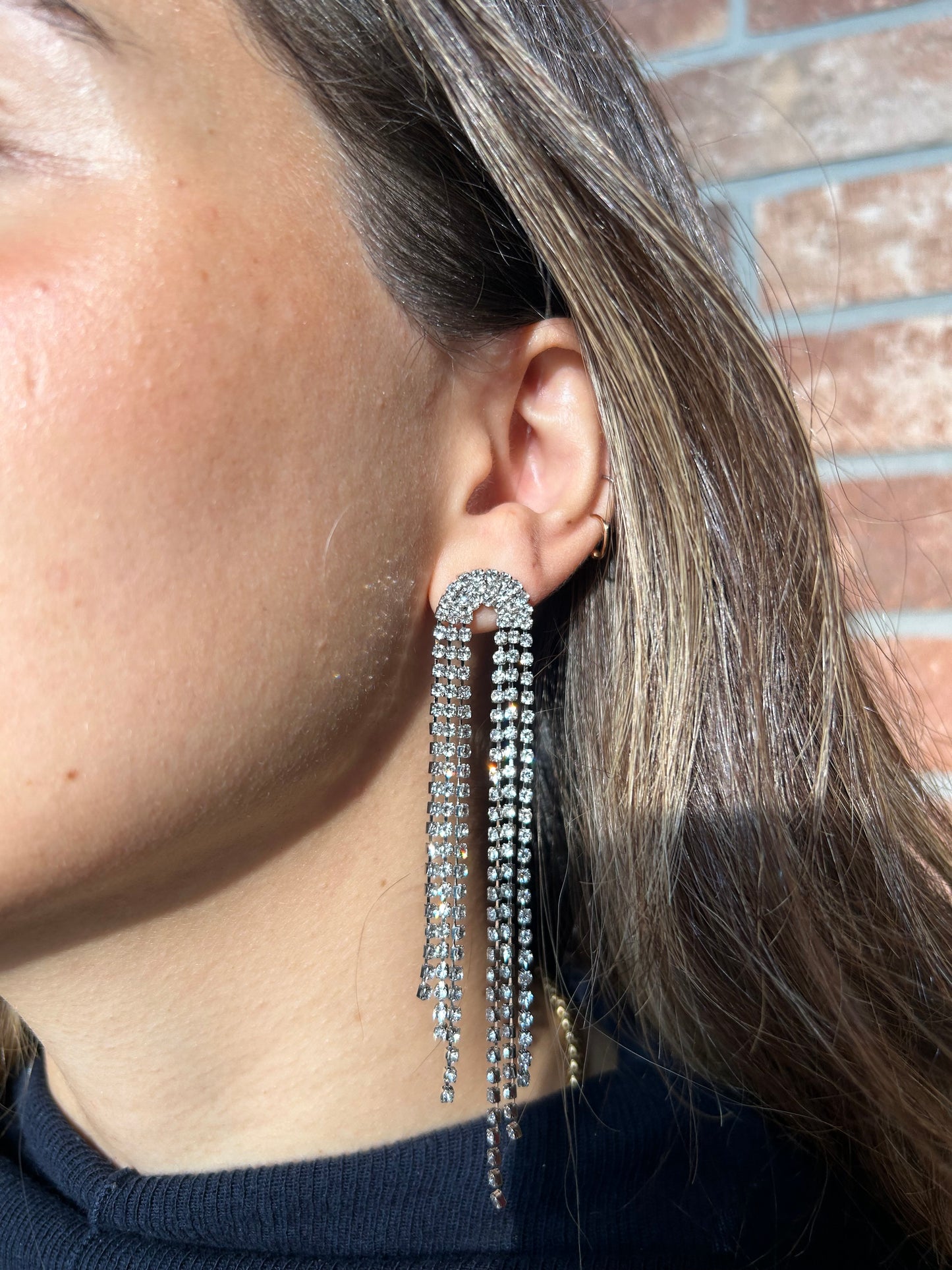 Statement Round Strass