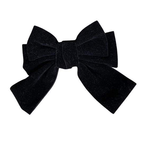 Black Hair Bow