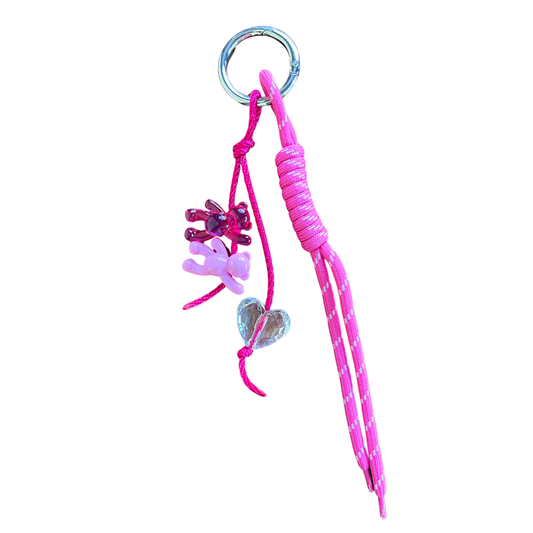 Pink Bag Charm