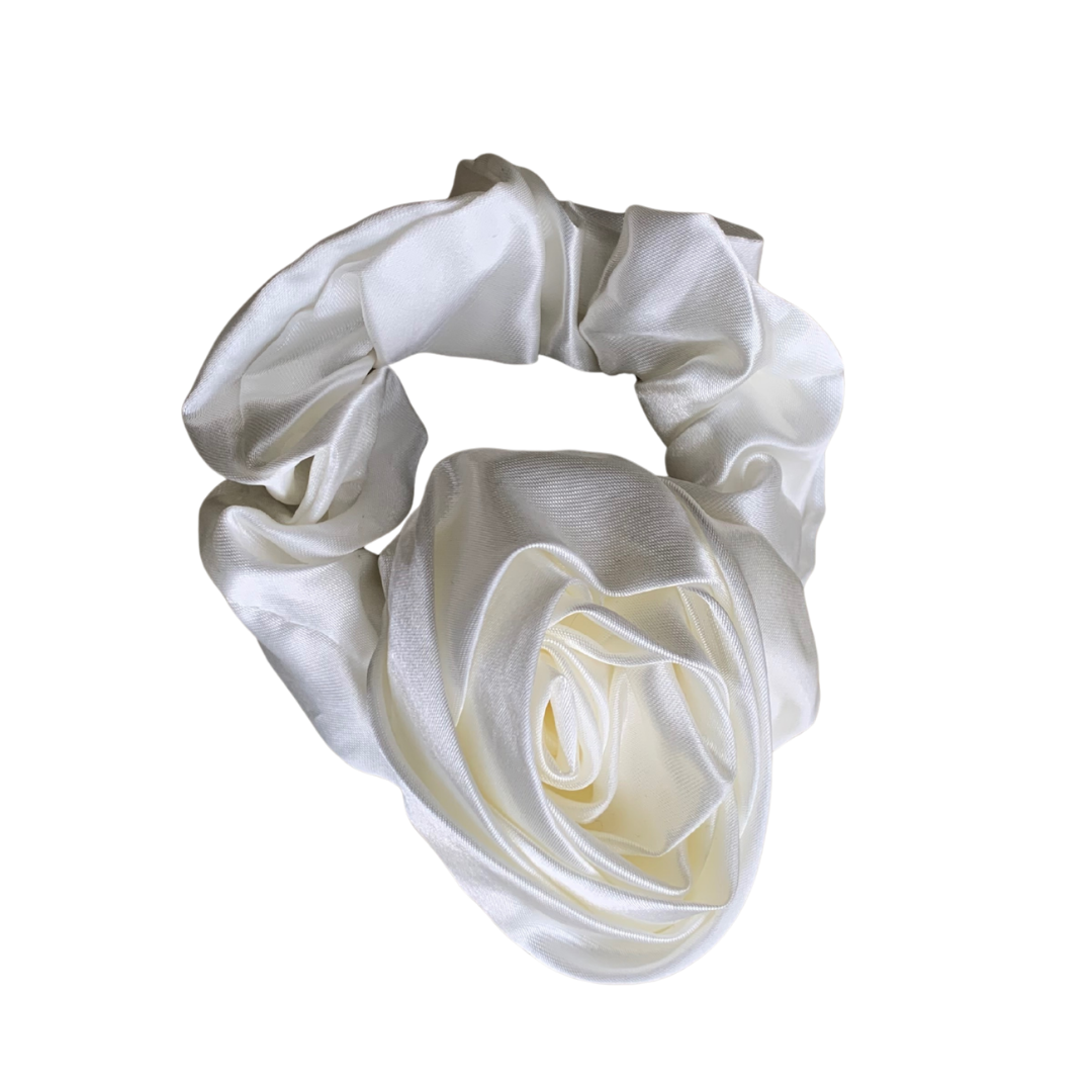 Flower Hair Scrunchie