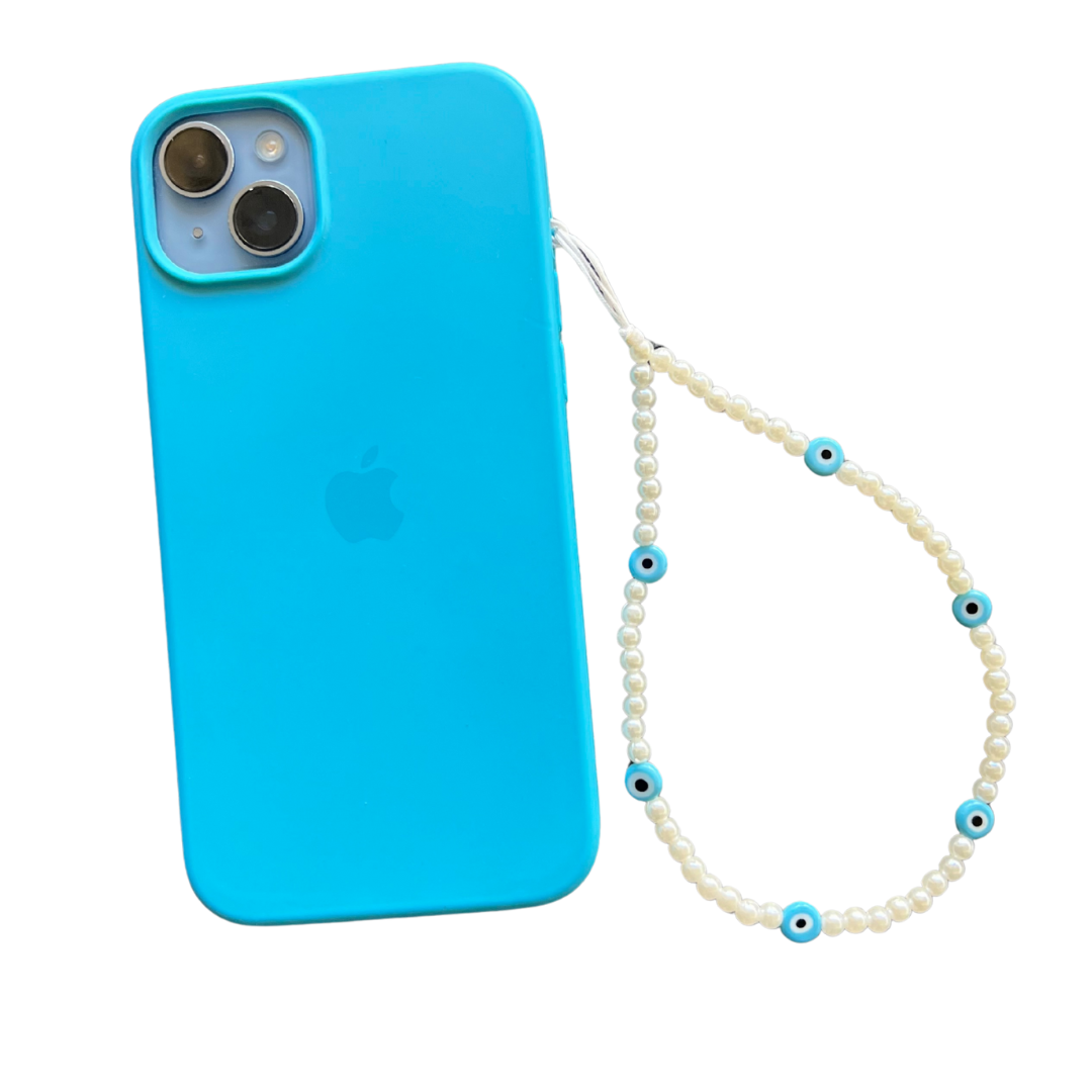 Pearl x Evil Eye Phone Charm