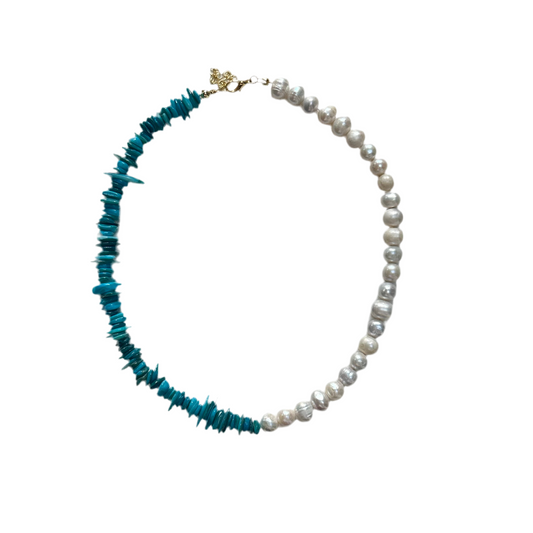 Half Half Necklace