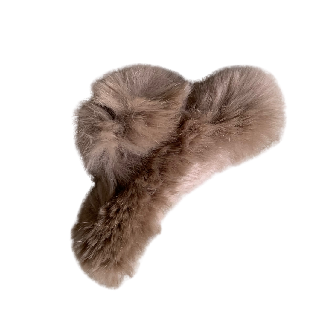 Faux Fur Hair Clips