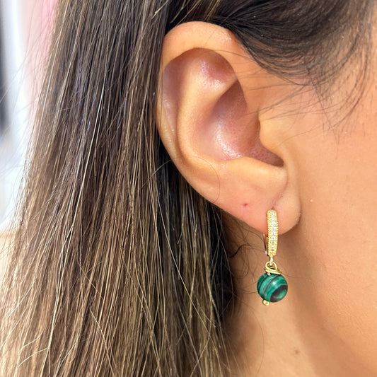 Malachite hoop